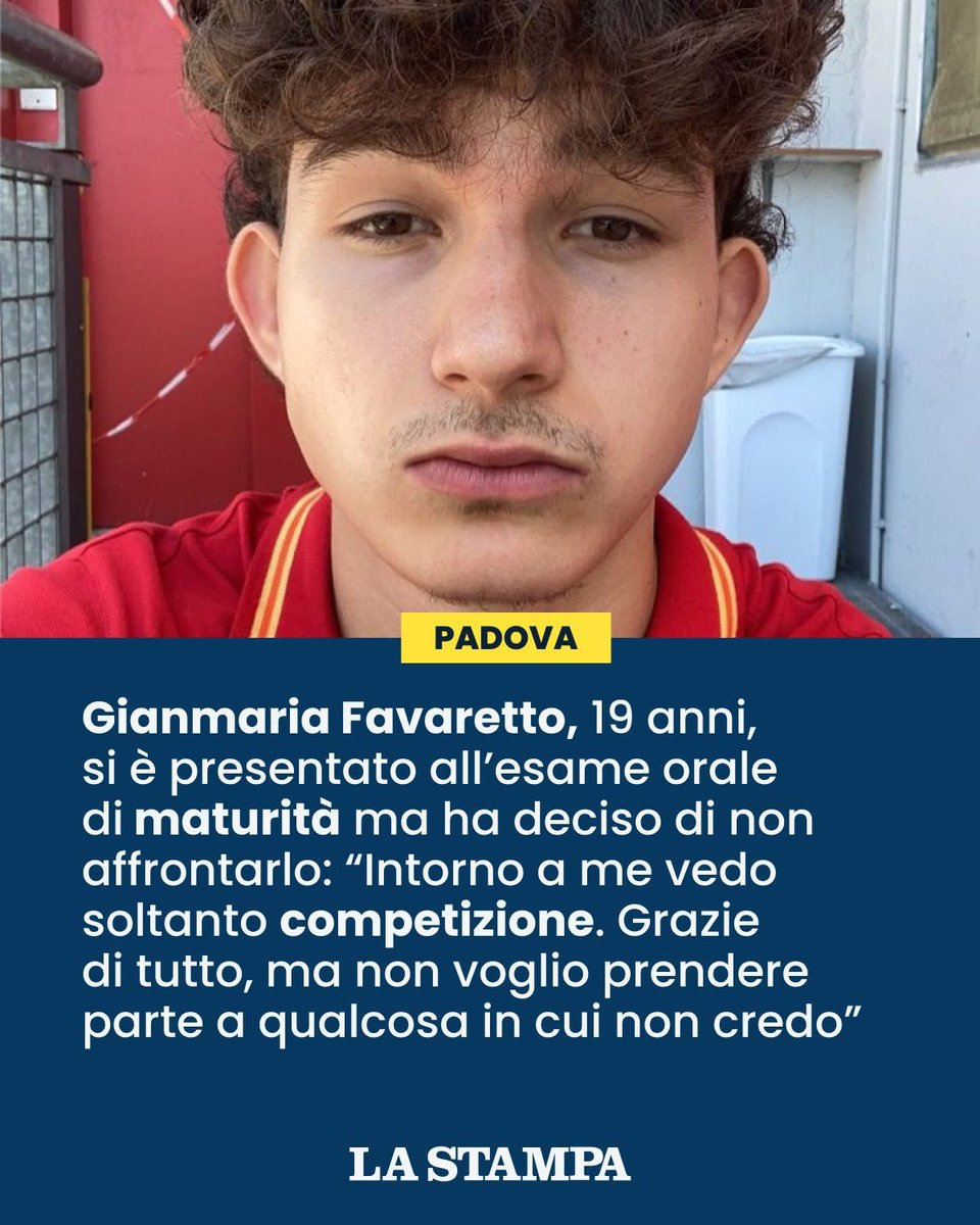 Altra moda ridicola: saltare l’orale della maturità.

La motivazione? Perché “non voglio entrare in competizione” o perché “i prof non ascoltano, gli interessa solo dei voti”.

Filosofia spiccia con la promozione già in tasca. E aggiungiamo tanta voglia di apparire. Già la