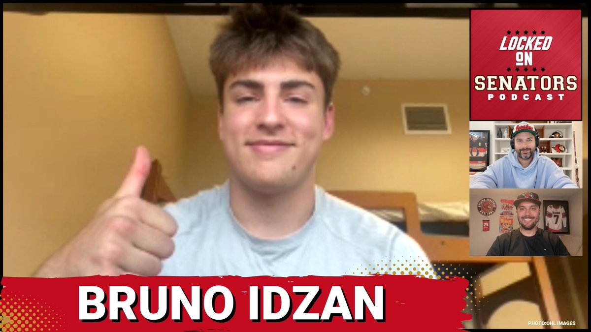 Locked On Senators (@senscentral) on Twitter photo #LOSP July 10, 2025 - Ep. 1,334
Interview with Bruno Idzan: A Very Unique Journey To Becoming An Ottawa Senators Prospect
🔗linktr.ee/lockedonsenato…
📺youtu.be/OP3o0PFL8vc
<a href="/RossLevitan/">Ross Levitan</a> | <a href="/brandonpiller1/">Brandon Piller</a> #LOSP July 10, 2025 - Ep. 1,334
Interview with Bruno Idzan: A Very Unique Journey To Becoming An Ottawa Senators Prospect
🔗linktr.ee/lockedonsenato…
📺youtu.be/OP3o0PFL8vc
<a href="/RossLevitan/">Ross Levitan</a> | <a href="/brandonpiller1/">Brandon Piller</a>