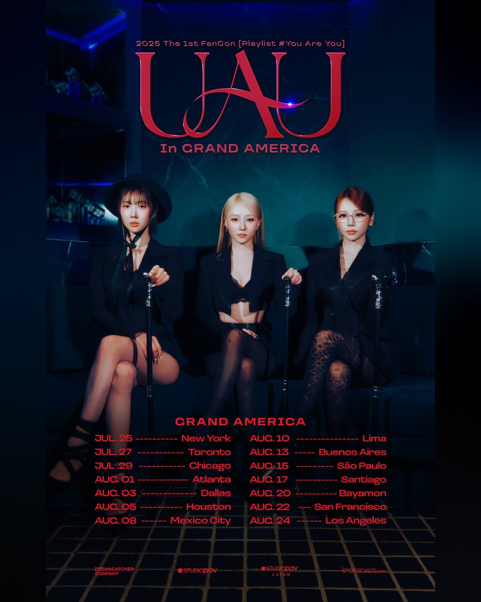 timidmag's tweet image. Dreamcatcher subunit UAU to embark on Grand America Tour this summer
Read more: timidmag.com/features/uau-2…
#UAU #Dreamcatcher_UAU #유아유 #UAUinUSA #UAUinLATAM