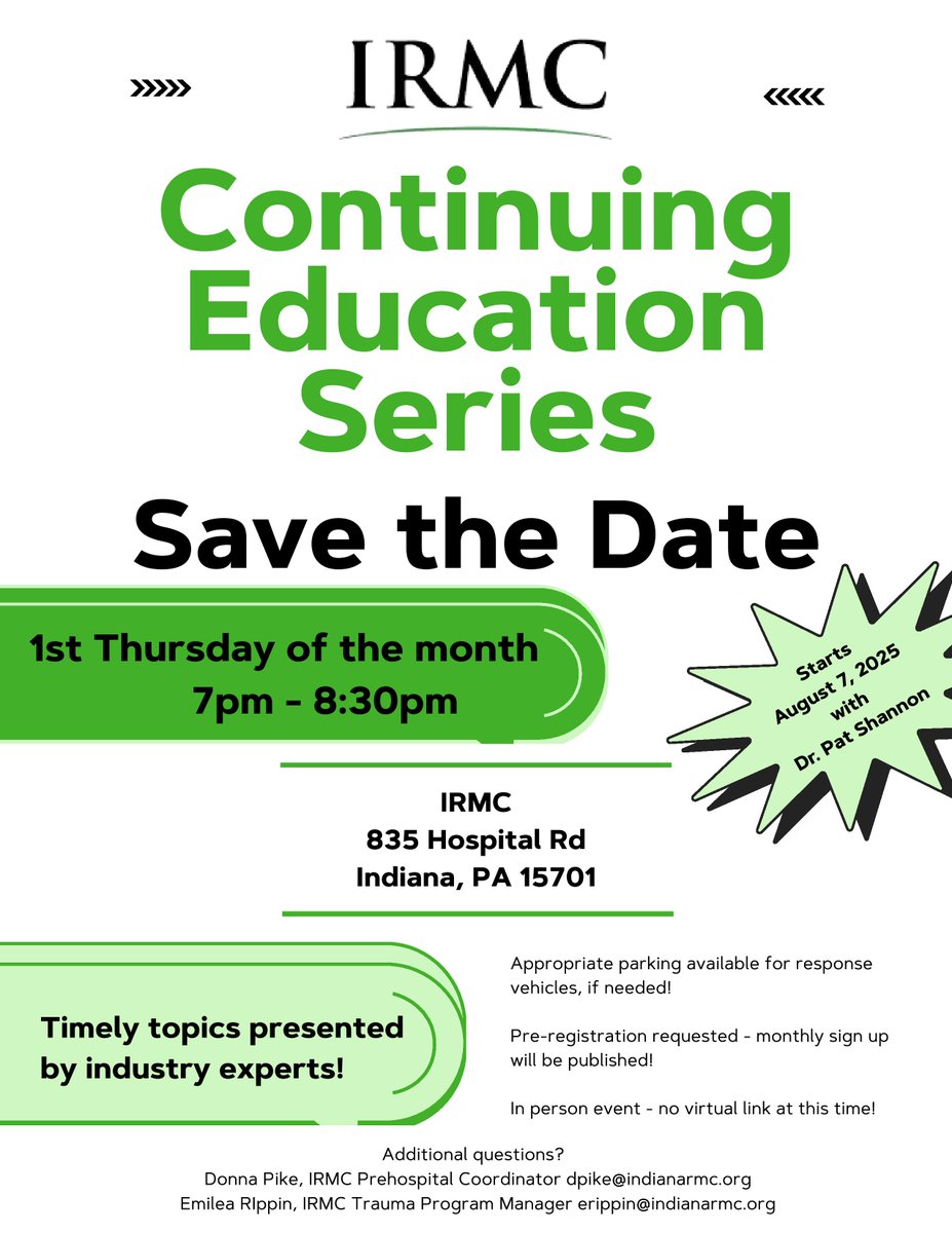 📌EMS Education Alert: