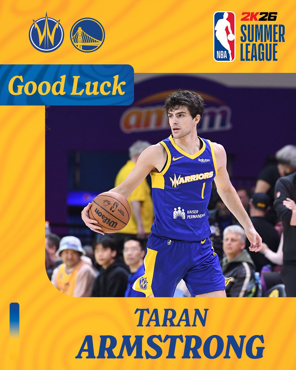 GLeagueWarriors's tweet image. Representing the #SeaDubs on the Summer stage 🌊

Good luck @warriors 🏀