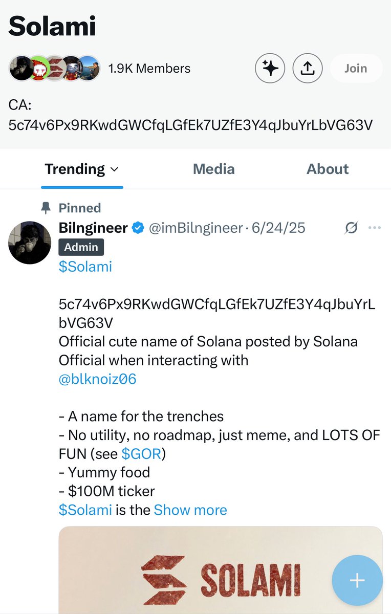 TraderCoachK1's tweet image. Looks like the $solami main admin just picked up the $up cto 

8eVgWdy5gkoZNeSqRLTjzffGHq8aZQvFxBqbvTXDbonk

@imBilngineer