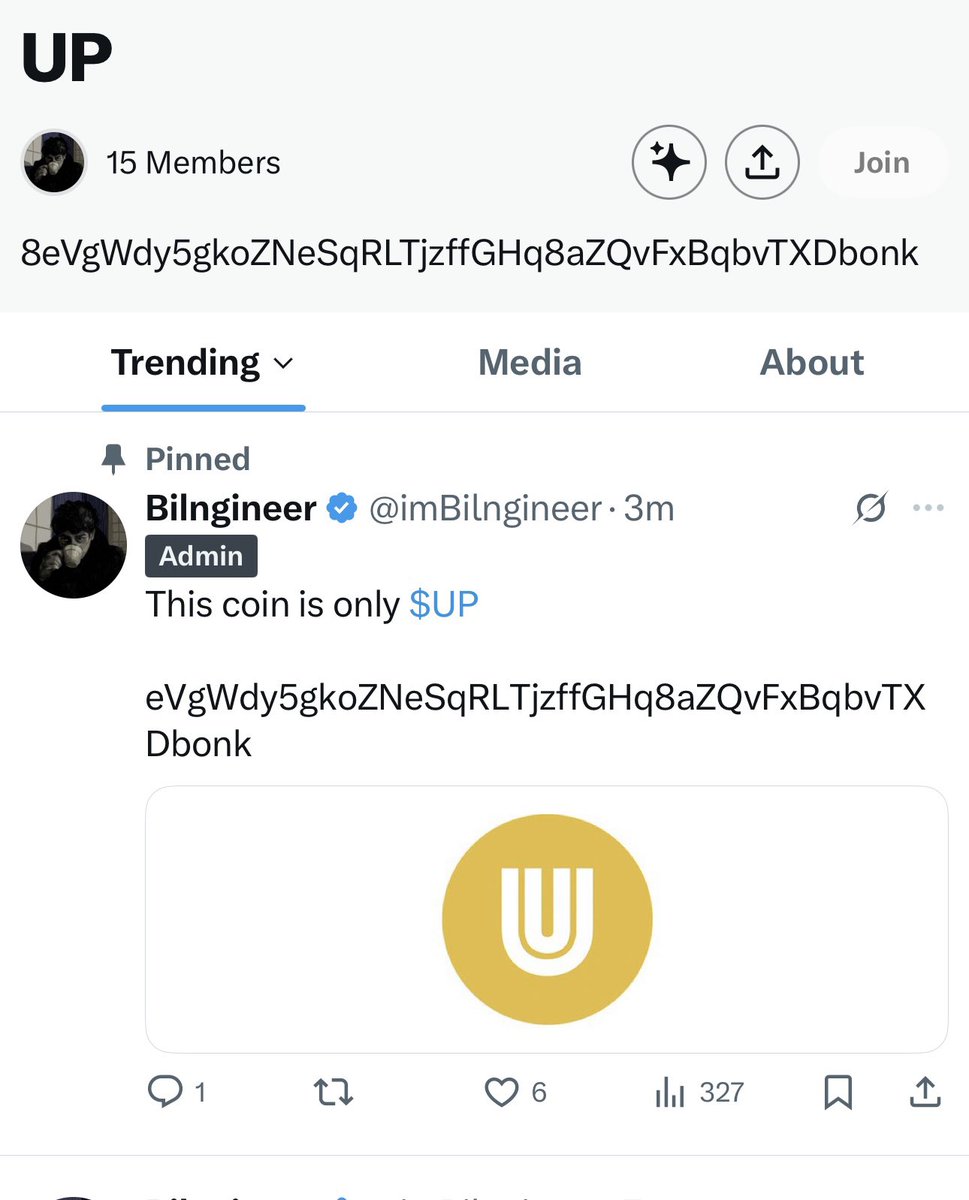 Coach K (@tradercoachk1) on Twitter photo Looks like the $solami main admin just picked up the $up cto
8eVgWdy5gkoZNeSqRLTjzffGHq8aZQvFxBqbvTXDbonk
<a href="/imBilngineer/">Bilngineer</a> Looks like the $solami main admin just picked up the $up cto
8eVgWdy5gkoZNeSqRLTjzffGHq8aZQvFxBqbvTXDbonk
<a href="/imBilngineer/">Bilngineer</a>