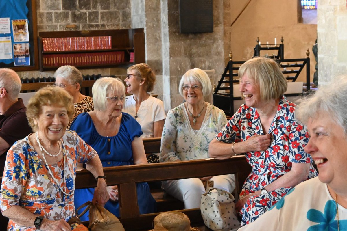 It was wonderful to host a visit today, from Neath Mothers' Union and Canon Linda Newman. Many thanks to our volunteers, Bev, Jan, Catherine and Canon Graham Holcombe (who talked on the vestments.A marvellous afternoon, rounded off with cake, a cuppa and good cheer.