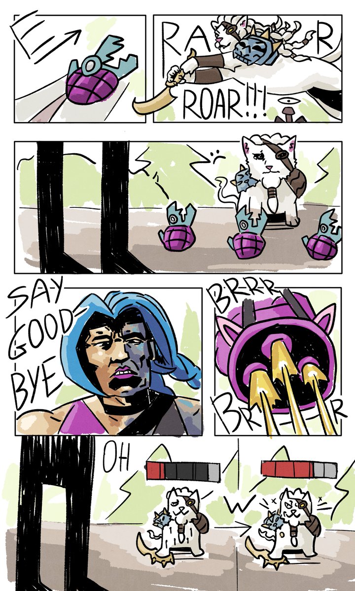 I’ll be back... to the fountain. 

#LeagueOfLegends #LeagueOfLegendsFanArt #Jinx #Rengar #Lulu