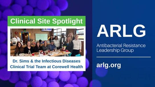 Antibacterial Resistance Leadership Group (@arlgnetwork) on Twitter photo Dr. Matthew Sims & his research team at Corewell Health have worked on many <a href="/ARLGnetwork/">Antibacterial Resistance Leadership Group</a> studies like ACUMIN & DOTS and are currently working on OPTIMIZE-GNI & Pneumonia Direct Pilot. Learn more about how they support ARLG’s mission: arlg.org/site-corewell-… Dr. Matthew Sims & his research team at Corewell Health have worked on many <a href="/ARLGnetwork/">Antibacterial Resistance Leadership Group</a> studies like ACUMIN & DOTS and are currently working on OPTIMIZE-GNI & Pneumonia Direct Pilot. Learn more about how they support ARLG’s mission: arlg.org/site-corewell-…