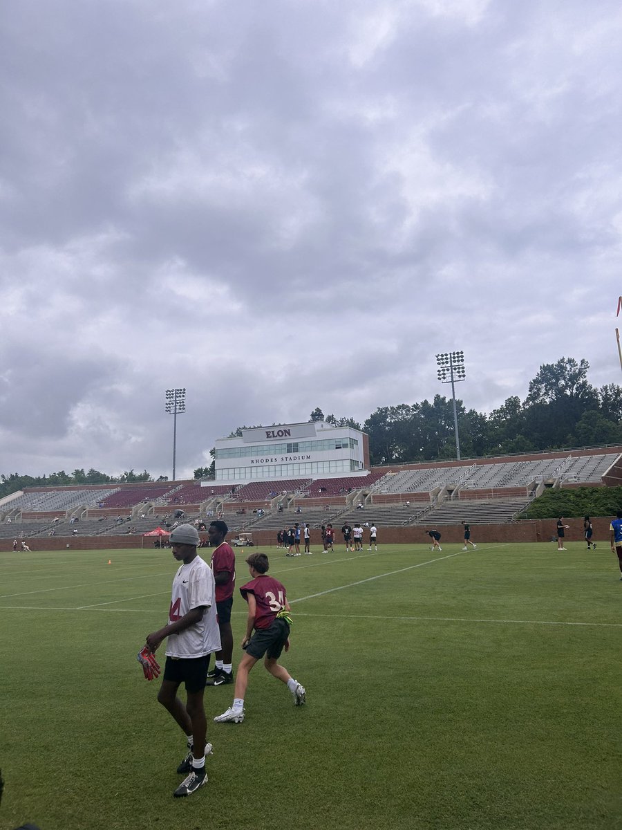 Went to the camp <a href="/ElonFootball/">Elon Football</a> today. Faced a lot of adversity today. Had a great time working with the other coaches. I have a few more weeks for improvement before the season starts.
<a href="/jbyrd0625/">Jonathan Byrd</a> <a href="/CoachBrown910/">Orpheus Brown</a> <a href="/coach_cavery/">Cameron Avery</a> <a href="/Coach_Stad/">Alex Stadler</a> <a href="/CoachDougMartin/">Doug Martin</a>