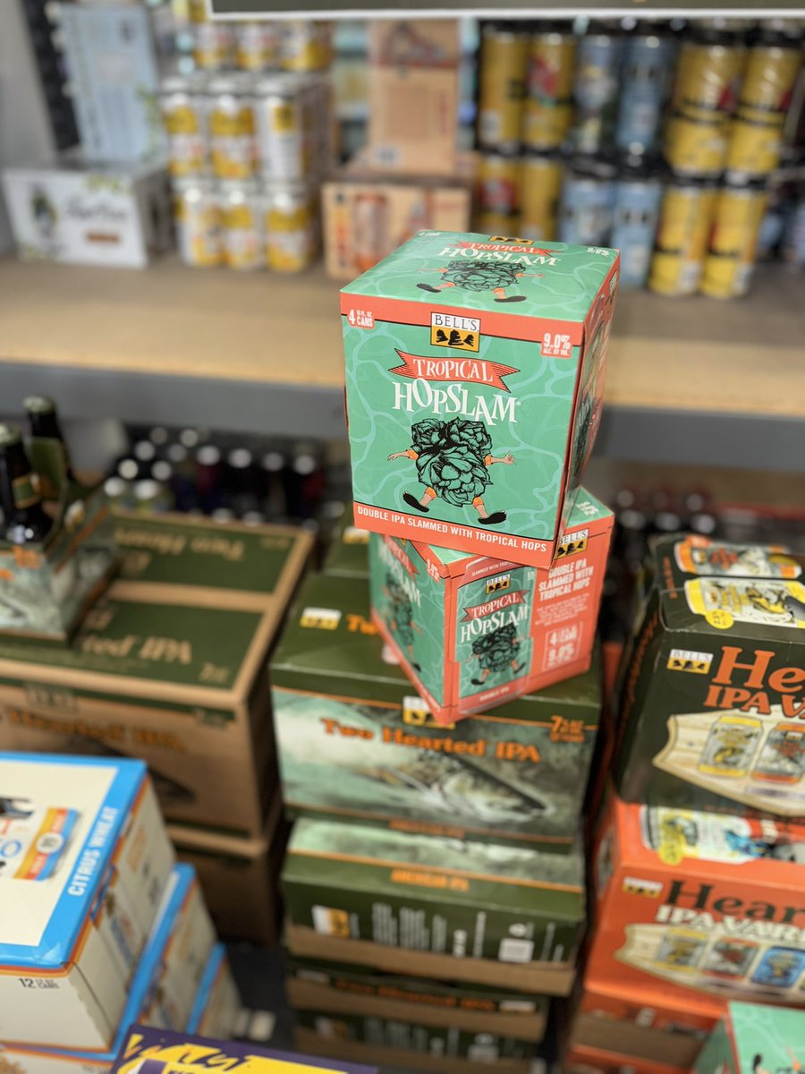 Creekside Beer (@creekside_beer) on Twitter photo Let’s get tropical!!🌺🌴
<a href="/BellsBrewery/">Bell's Brewery</a> has taken their beloved Hop Slam DIPA and packed it full of tropical hops - it’s a bold, juicy brew that bursts with notes of pineapple, mango, and passionfruit! It does clock in at a hearty 9.0% ABV though, so proceed with caution! Let’s get tropical!!🌺🌴
<a href="/BellsBrewery/">Bell's Brewery</a> has taken their beloved Hop Slam DIPA and packed it full of tropical hops - it’s a bold, juicy brew that bursts with notes of pineapple, mango, and passionfruit! It does clock in at a hearty 9.0% ABV though, so proceed with caution!