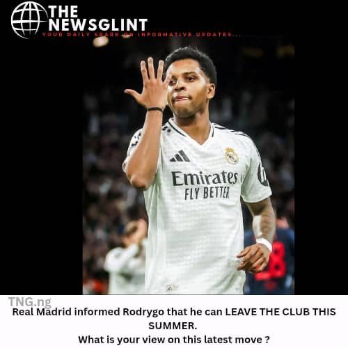 Real Madrid informed Rodrygo that he can LEAVE THE CLUB THIS SUMMER. 

What is your view on this latest move ?