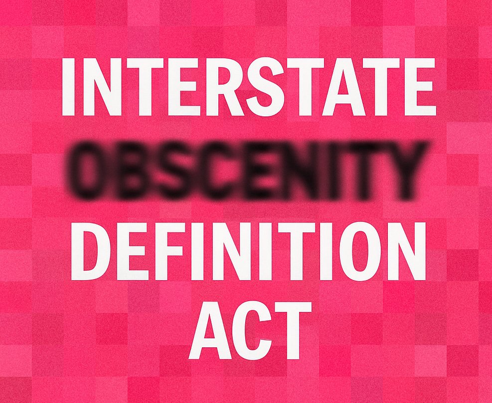 🚨 A new bill in Congress, the Interstate Obscenity Definition Act, aims to set a federal definition of “obscenity” and apply it across all 50 states.

This would let the government regulate adult content nationwide, bypassing state protections and threatening free speech online.