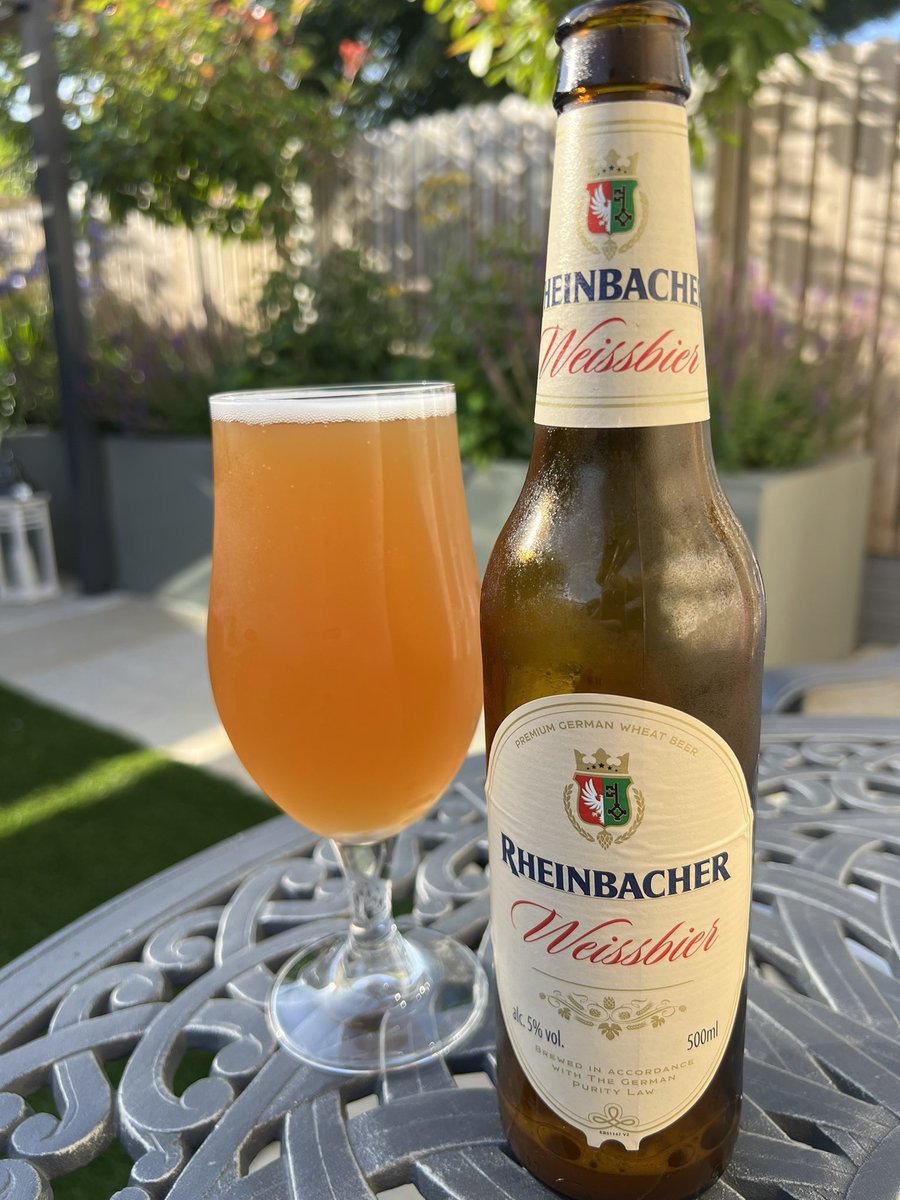 Well it was scorchio today, so #teatotalthursday is off. Cool beer calling. 
#sunnygardenbeers #scorchio