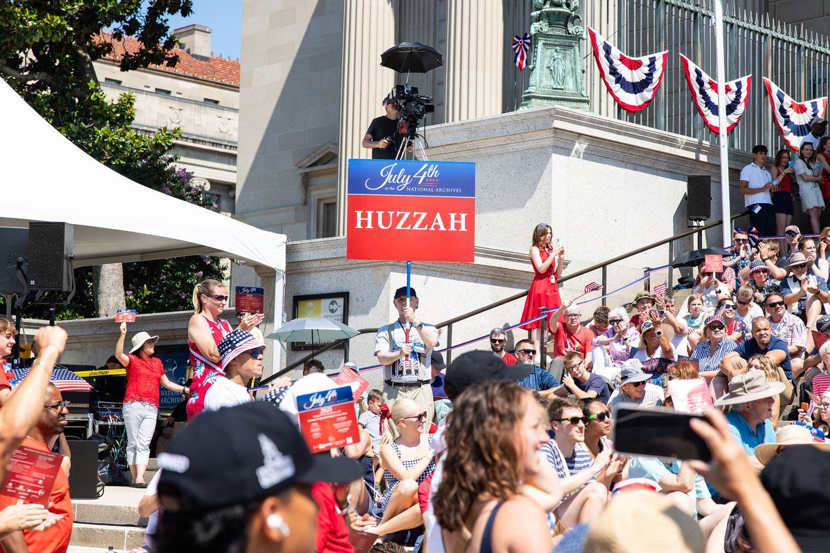 archivesfdn's tweet image. #Throwback to last week's July 4 celebration at the @usnatarchives! What was your favorite part?
