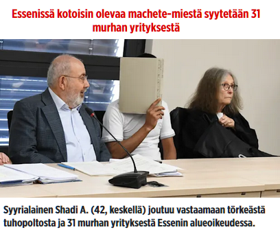 Shadi yritti tehdä selvää exästä, tämän perheestä, sukulaisista ja tuttavista

Törmäili autollaan pitkin kylää, tuikkasi pari kiinteistöä tuleen ja heilui macheten kanssa

#humanitaarinenmaahanmuutto #turvapaikanhakijat 
m.bild.de/regional/essen…