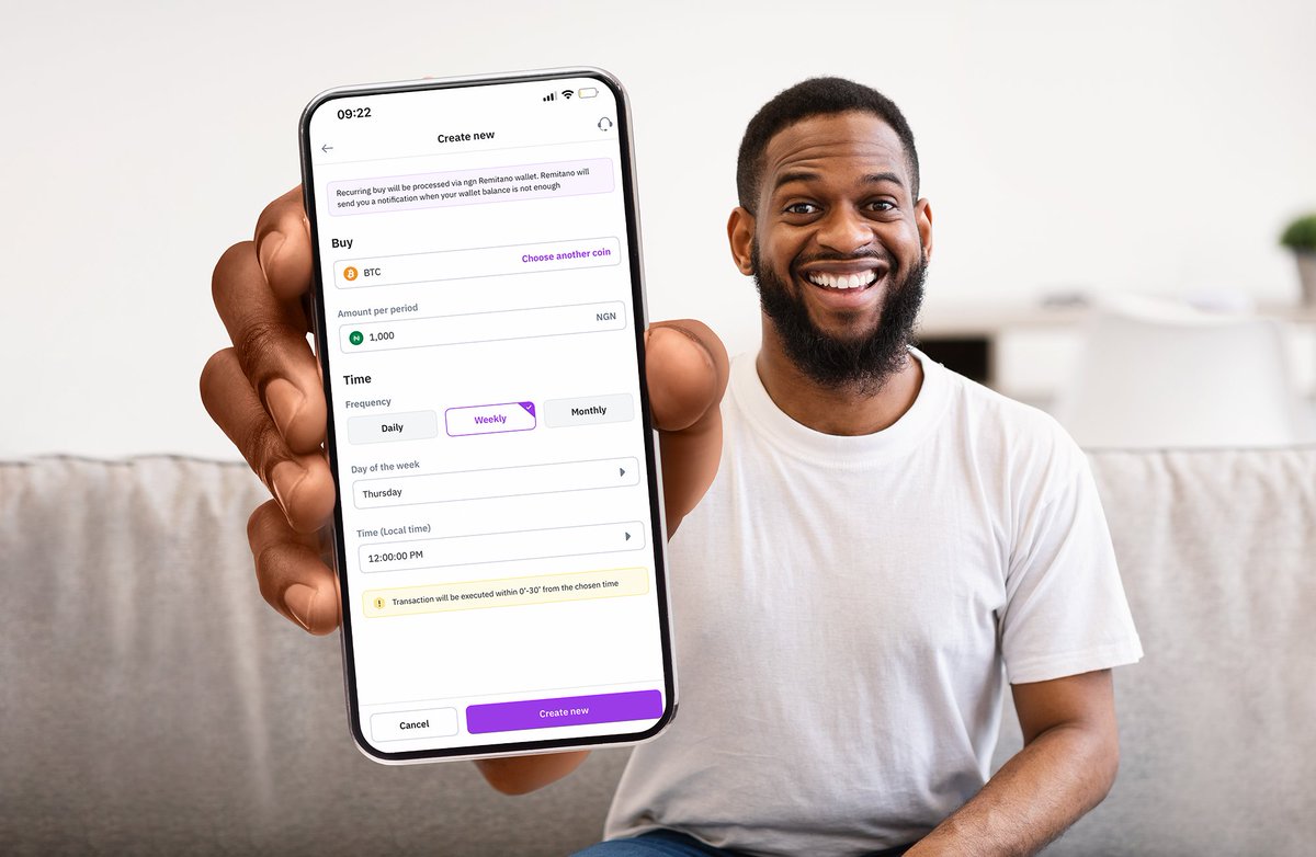 remitano's tweet image. Automate your crypto hustle! πΈ
Set it and forget it with Recurring Buy on Remitano.
#SmartInvesting #CryptoMadeEasy #Remitano