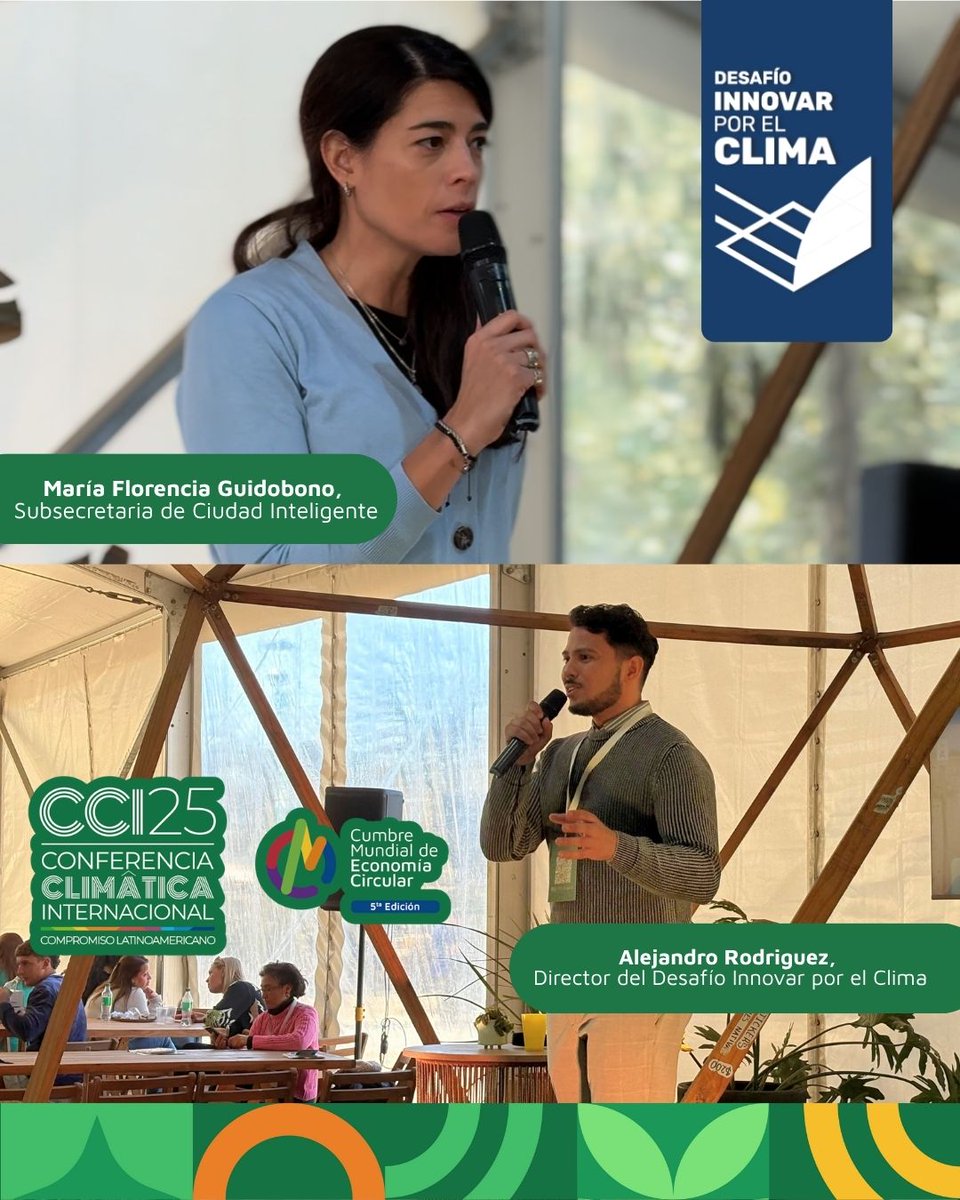 corlabgob's tweet photo. Córdoba fue sede de la Conferencia Climática Internacional y la Cumbre Mundial de Economía Circular, y allí se presentaron las 4 soluciones seleccionadas en el Desafío Innovar por el Clima acompañados por CorLab, en alianza con @BloombergDotOrg https://t.co/uWNmJT0LZQ