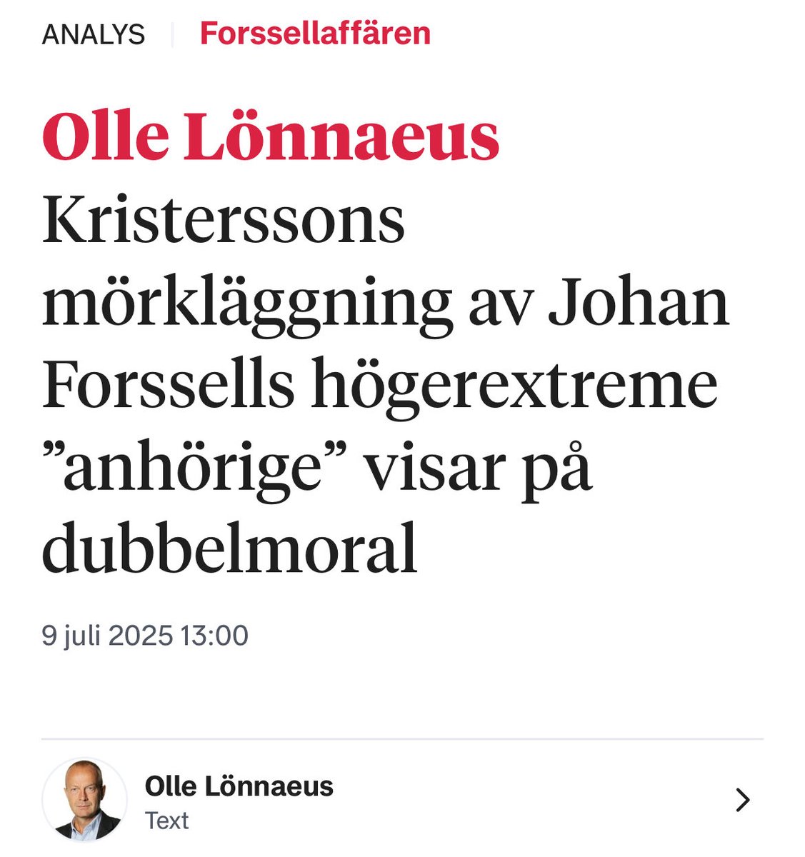 Mats Skogkär 👌 (@skogkar) on Twitter photo På <a href="/ollelonnaeus/">Olle Lönnaeus</a> arbetsplats <a href="/sydsvenskan/">Sydsvenskan</a> är det fritt fram för Hamas- och Hizbollahyllare, där är revolutionära kommunister uppskattade medarbetare. Dubbelmoralen står ni för. På <a href="/ollelonnaeus/">Olle Lönnaeus</a> arbetsplats <a href="/sydsvenskan/">Sydsvenskan</a> är det fritt fram för Hamas- och Hizbollahyllare, där är revolutionära kommunister uppskattade medarbetare. Dubbelmoralen står ni för.