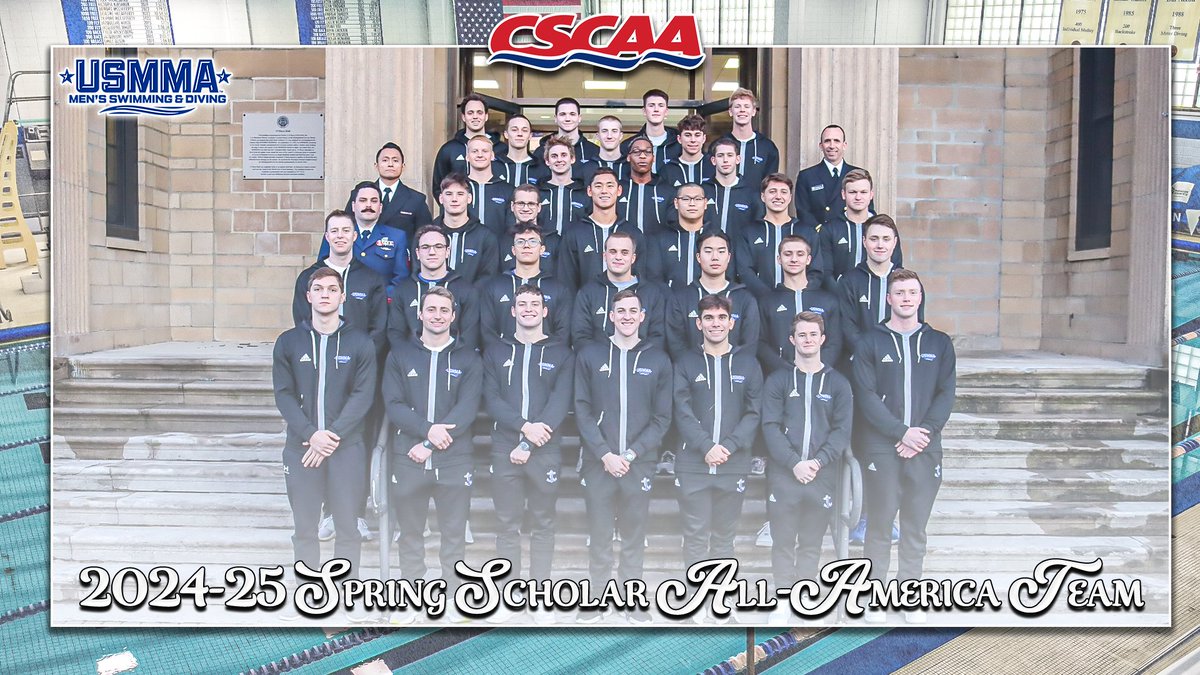 USMMA_Athletics's tweet image. ๐ท๐๐๐๐๐๐ ๐๐ ๐๐๐ ๐๐๐๐ ๐๐ ๐๐๐ ๐๐๐๐ & ๐๐๐ ๐๐๐๐๐๐๐๐๐๐๐โโ๏ธ
Hats off ๐ฉ to our men's @usmma_swimdive team for being named to the @CSCAA Spring Scholar All-America Team for the 1โฃ0โฃth straight season!
๐ tinyurl.com/5n832zsv
#OURAcademy