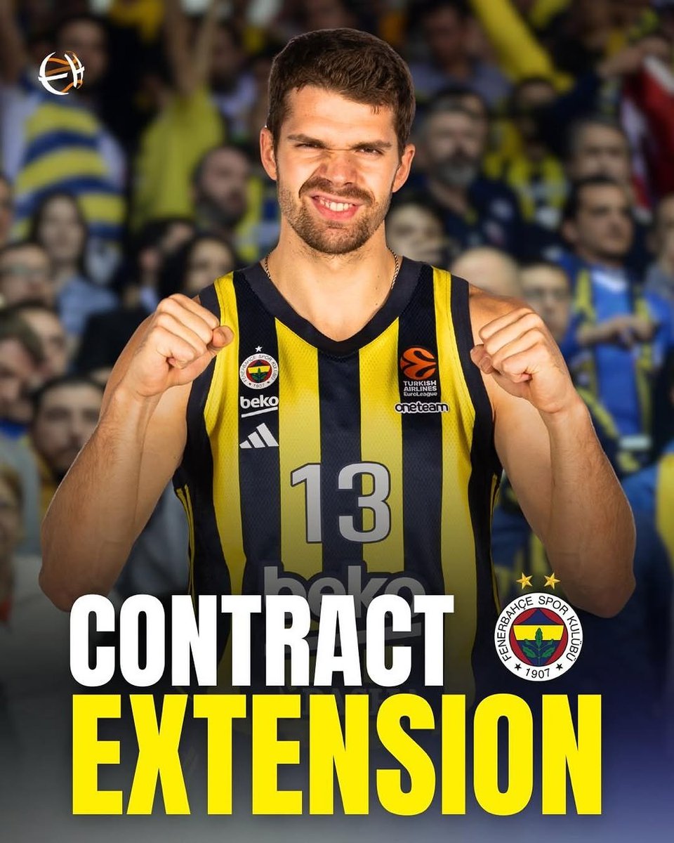 ✅🇹🇷 Tarik Biberovic extends his contract with Fenerbahce for 3 more years!