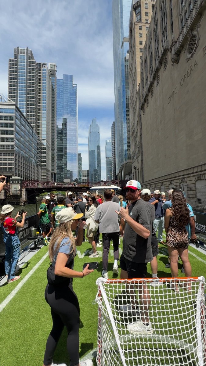 City of Chicago. 

<a href="/PremierLacrosse/">Premier Lacrosse League</a> on a boat. 

Insanity <a href="/whirlpoolusa/">Whirlpool USA</a>