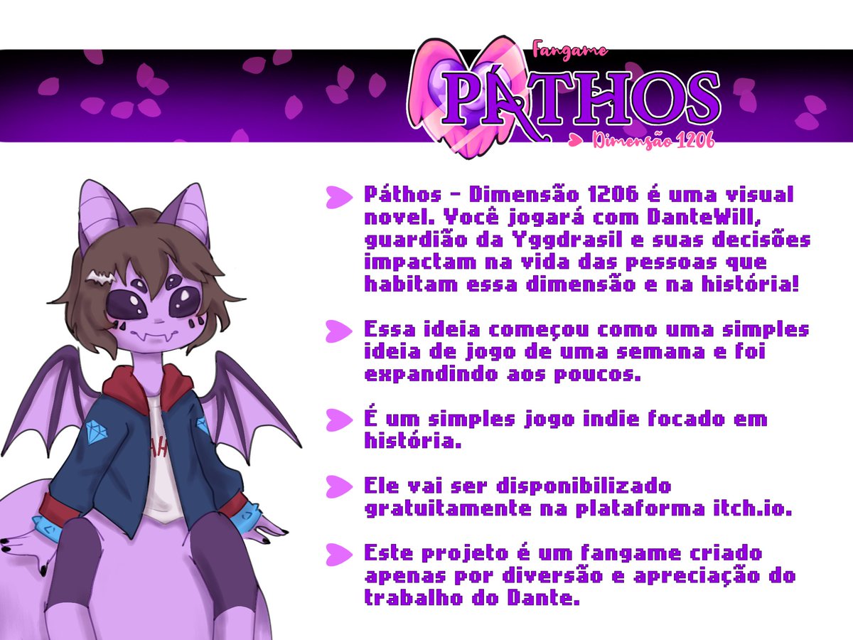 Angi_nho's tweet image. Olá 👋
Para quem me seguiu para acompanhar o jogo aqui estão alguma informações básicas sobre ele :^)