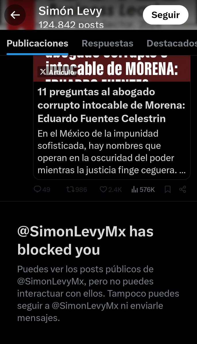 Me acaba de bloquear Simón Levy.
Supongo que decir verdades ya es motivo suficiente para que algunos se escondan tras el botón de bloqueo.
En fin… el ego primero, la democracia después.

📌 Nuevo miembro del #ClubDeBloqueados

🧼 ¿Quién sigue?
#SimónLevy #Bloqueado