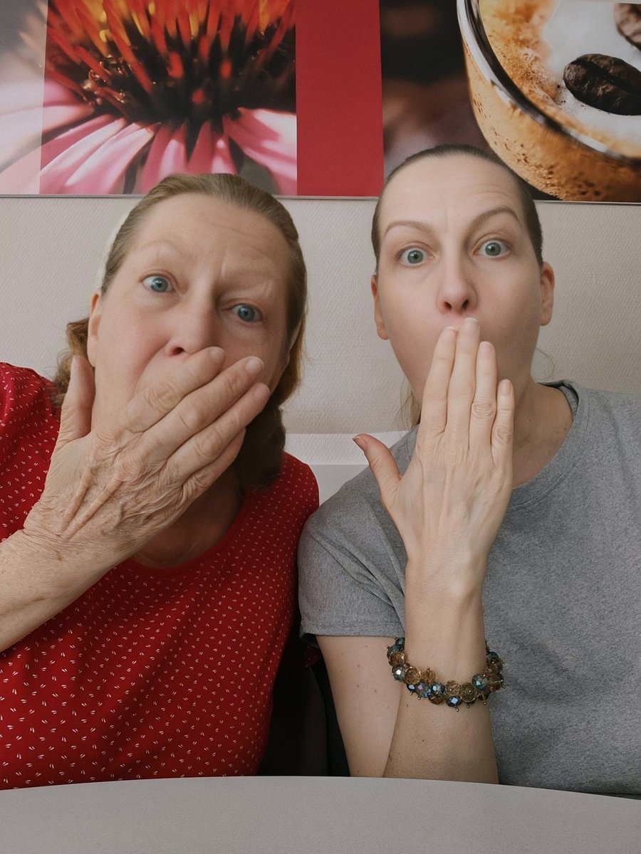 You look exactly like your Mom !! 
Really,we didn't know 🤣