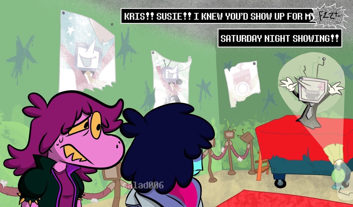 Some sort of glooby green room #deltarune