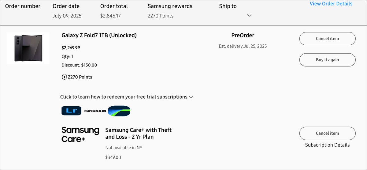 iDestyKK's tweet photo. I have pre-ordered the Samsung Galaxy Z Fold 7. Been waiting for this phone to come out for a while now. #GalaxyZFold7 https://t.co/83GR8r9qtm