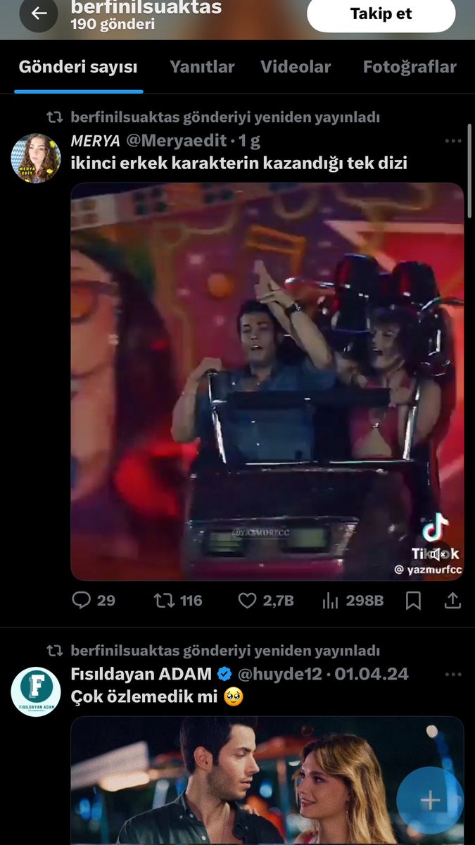 benim bi bokum begenilince onunla darlayis