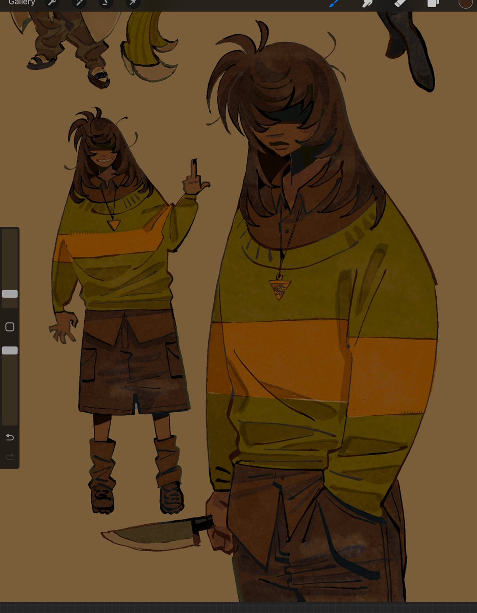 ploppymeep's tweet photo. Never quite sure how to draw them #DELTARUNE #kris https://t.co/6EwWBDyMGR