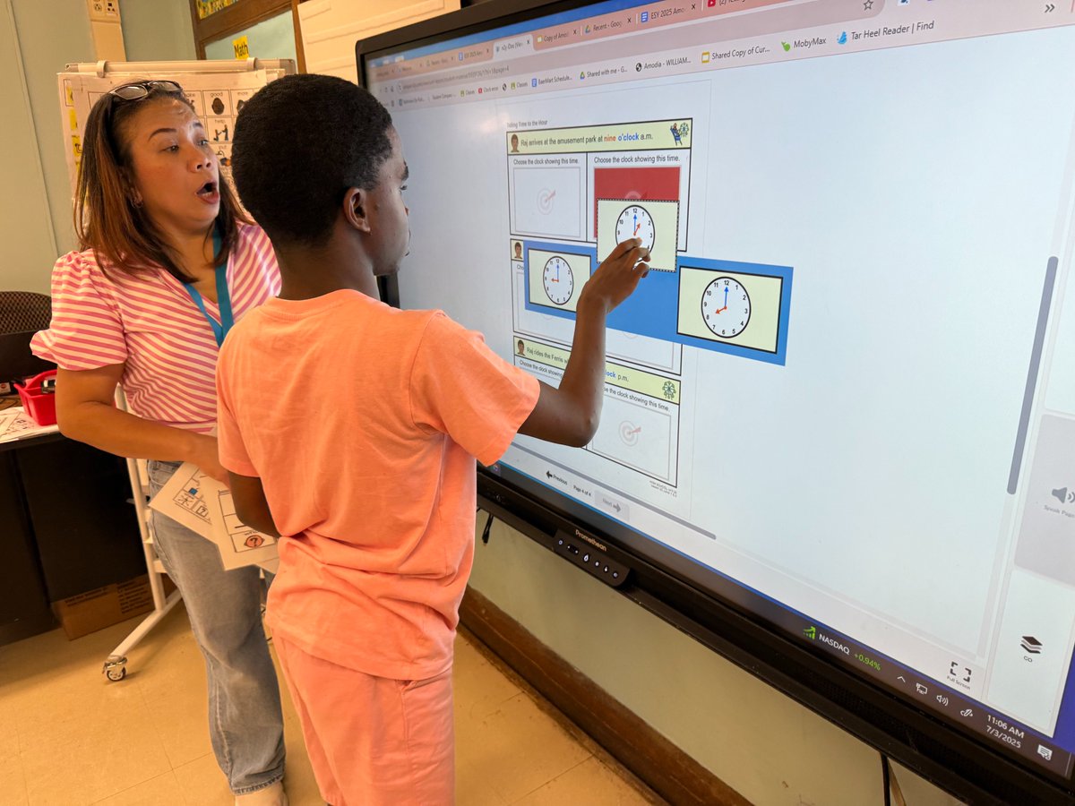 ESY at Baer is going strong after two weeks! Students are actively participating in learning activities to meet their objectives!

#BaerStrong <a href="/BaltCitySchools/">Baltimore City Public Schools</a>
<a href="/SwintonBuck/">Dr. Double 👀</a> <a href="/EdSindaco/">Eduardo Sindaco, Ed.D.</a>