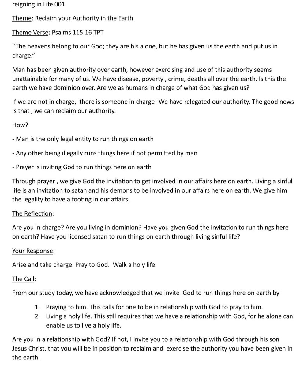 517Magazine's tweet image. #reigningInLife #GodHasGivenEarthToMan #RuleAndSubdue  #ReclaimYourRelegatedAuthority #Pray 
#HolyLiving 
#RelationshipWithGod