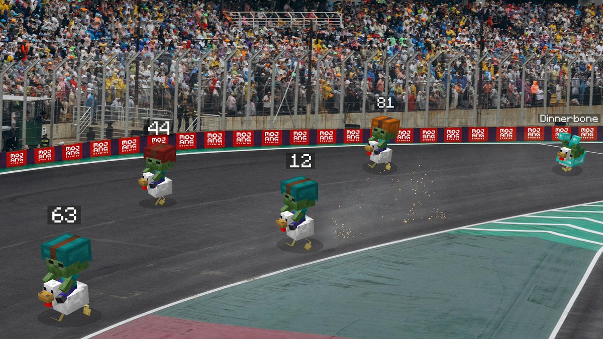 Minecraft tweet media