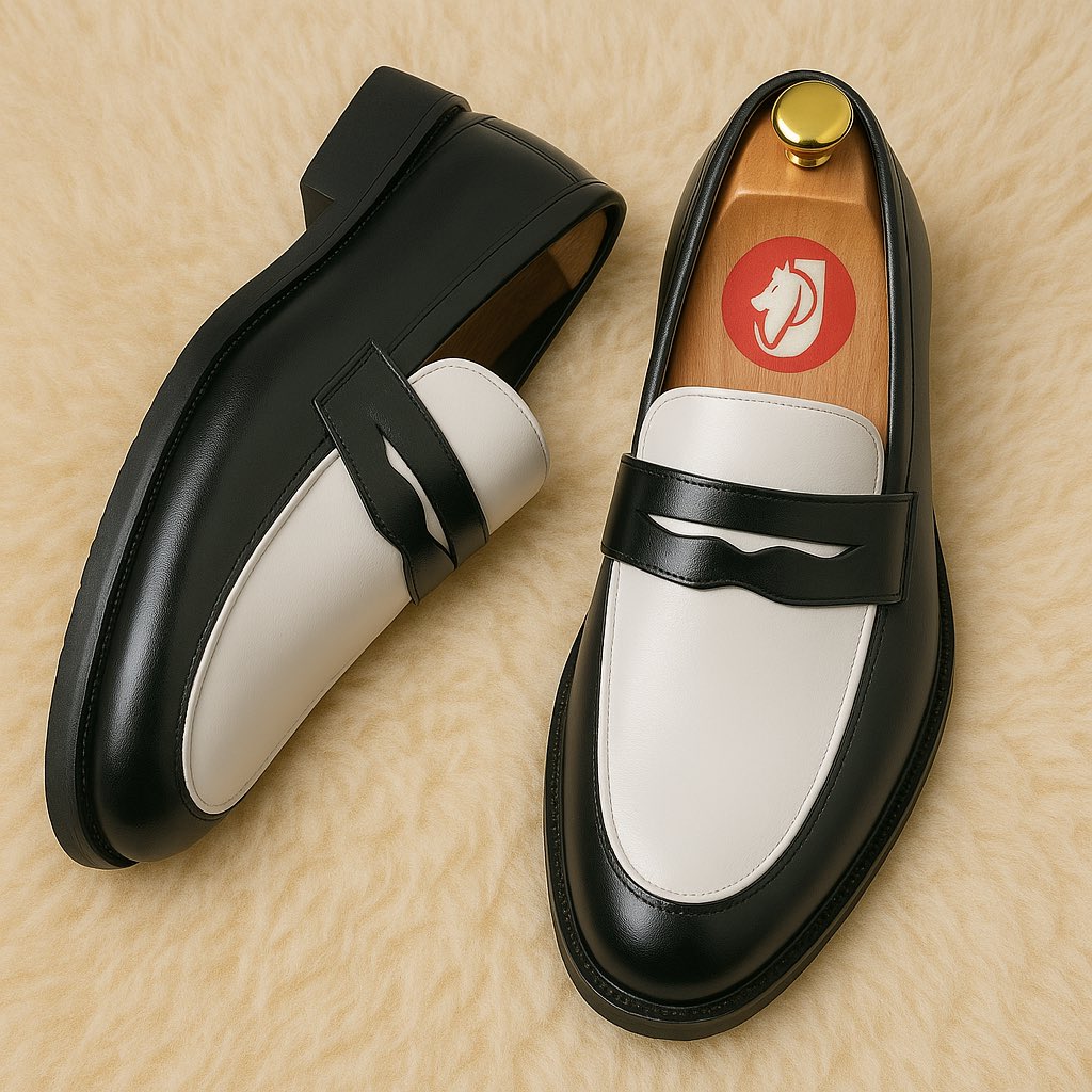 RealJoeMaverick's tweet photo. 🐼 Panda

Understated. Unmissable.

The Panda is where monochrome meets mastery, a black &amp; white silhouette crafted for grooms, 
bosses &amp; men of timeless taste.

N60,000 | Pre-orders now open.

Luxury is no longer out of reach.

#PandaByMaverick #JoeMaverick 👞 https://t.co/UUpOJjYD0r
