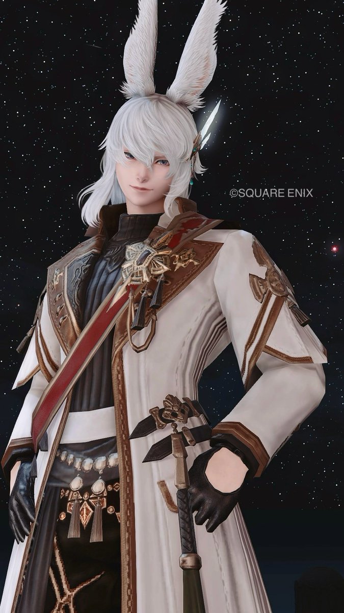 🤍
おはようございます☀
念願のコマンダーコートを手に入れました✨長かった…！
それではモグコレのニーア周回に戻ります

#おはウサ