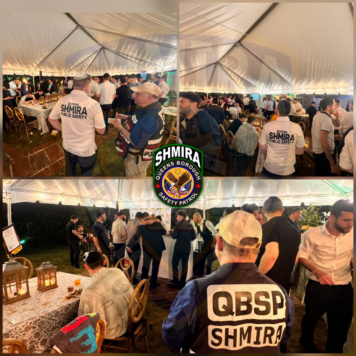 This past Tuesday evening, Queens #Shmira volunteers proudly provided public safety coverage for the large crowd at the RCCS “We Need Attention” fundraiser, hosted by Tuvi &amp; Tova Hirsch in Kew Gardens Hills.

With live music by Eli Levin and treats by T Events and The Sage