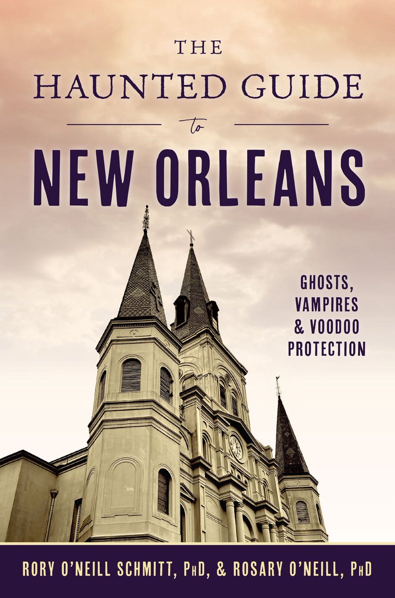 LangtonsIntl's tweet image. We are excited to share that our book, The Haunted Guide to New Orleans by Rosary O’Neill PhD and Rory O’Neill Schmitt PhD, is now available for pre-order on Amazon here: a.co/d/d809sZ7
Through this book, you will go on a haunted journey through New Orleans.