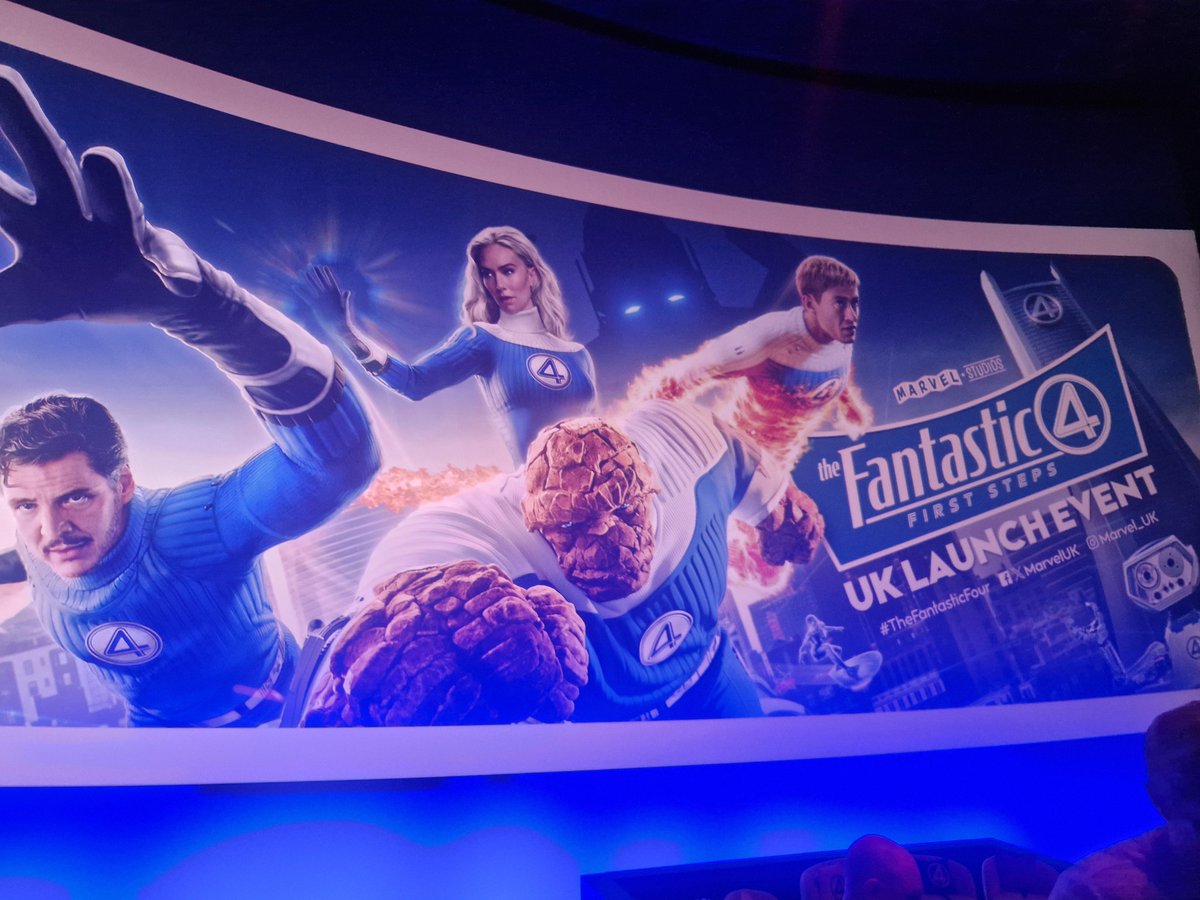 We're at 'The Fantastic Four: First Steps' UK launch event! Coverage coming to <a href="/FilmFocusOnline/">Film Focus Online 🍿</a> soon! #FantasticFour <a href="/MarvelUK/">Marvel UK & Ireland</a>