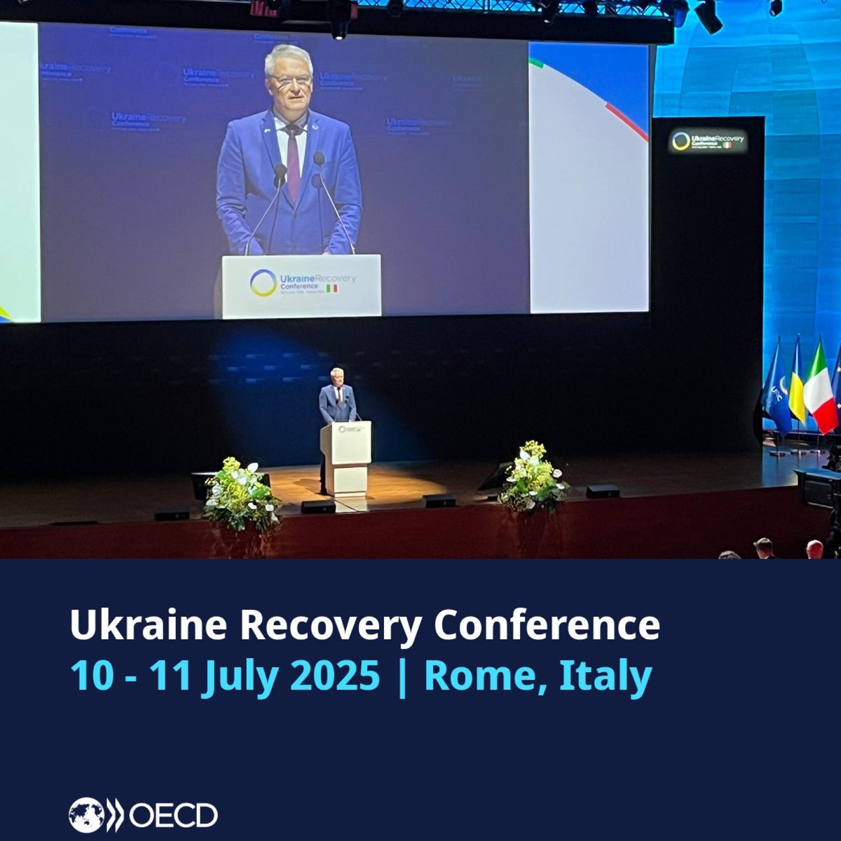 Mathias Cormann (@mathiascormann) on Twitter photo Today, I joined global partners at the Ukraine Recovery Conference this week.
The <a href="/OECD/">OECD ➡️ Better Policies for Better Lives</a> stands with Ukraine, supporting reforms for a prosperous, free and European future.
#URC2025 Today, I joined global partners at the Ukraine Recovery Conference this week.
The <a href="/OECD/">OECD ➡️ Better Policies for Better Lives</a> stands with Ukraine, supporting reforms for a prosperous, free and European future.
#URC2025