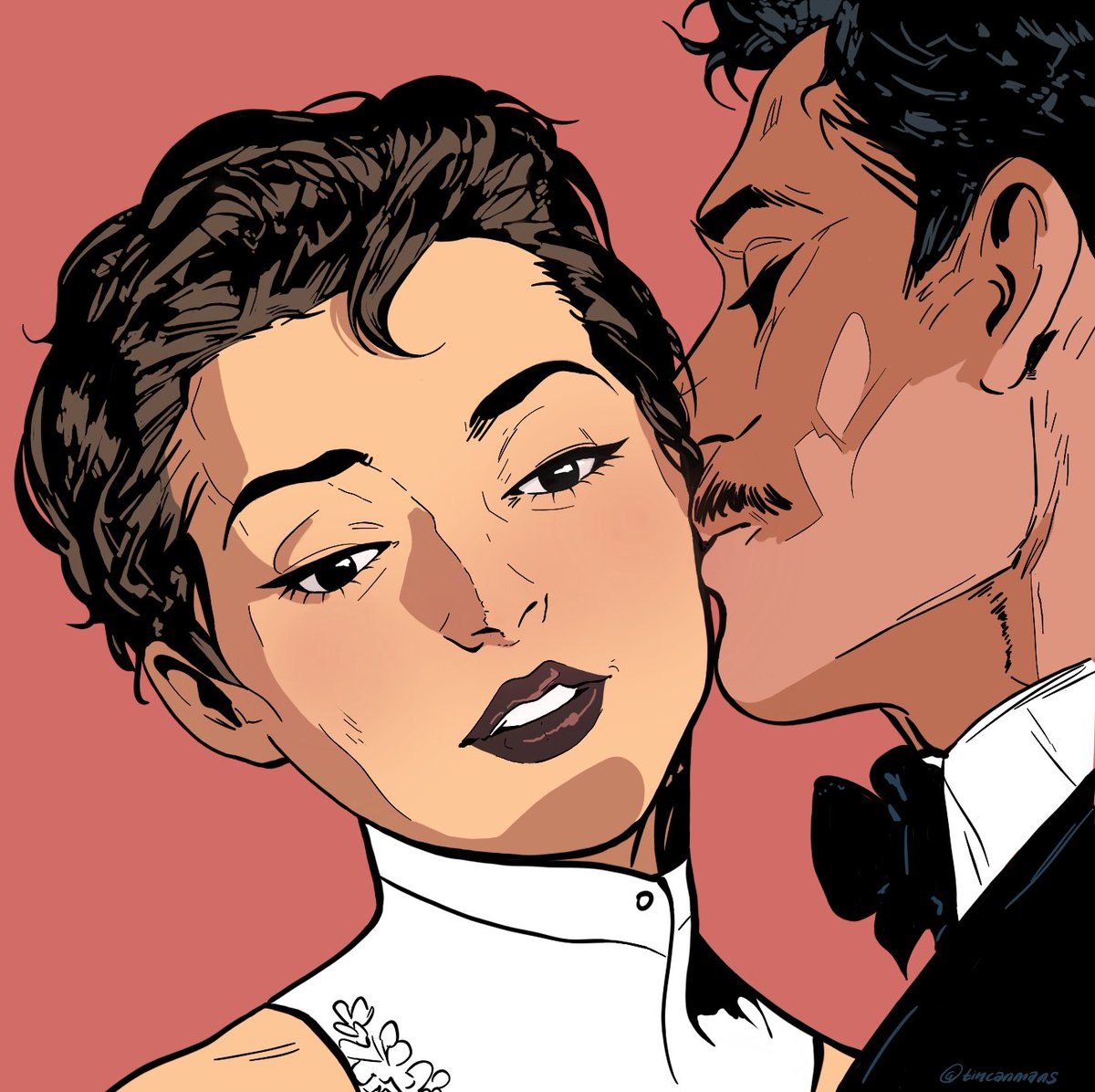 “Janet Van Dyne. Every good thing worth fighting for in the world.” #TonyJan at some charity gala.