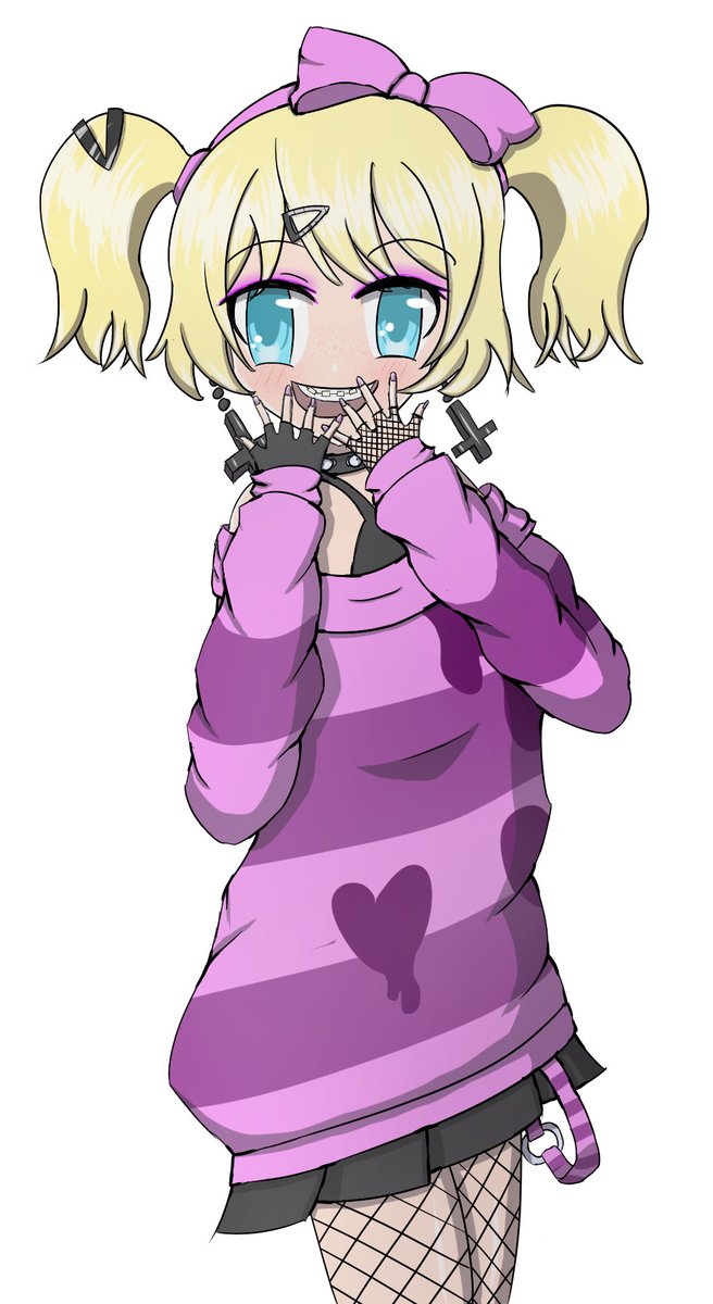 Drawing I made for #artfight2025 
Laugh - Sally "Salem" Blackwood for <a href="/BLARGEN69/">BLARGEN69 🛸</a>