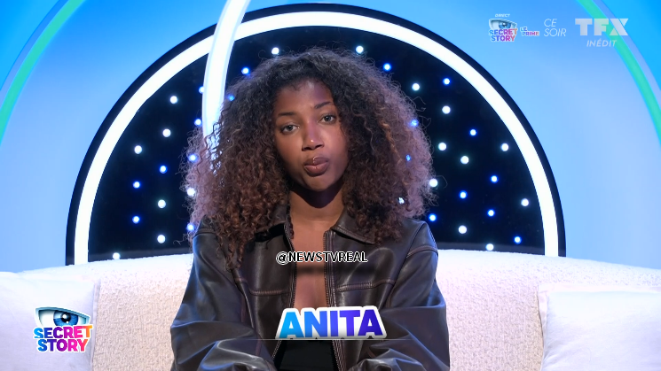 NewsTVReal's tweet photo. Anita : "Je tombe des nues en voyant les images, les masques tombent, Aïmed je ne pourrais jamais lui faire confiance." #SecretStory https://t.co/PkjlQo3Nwt