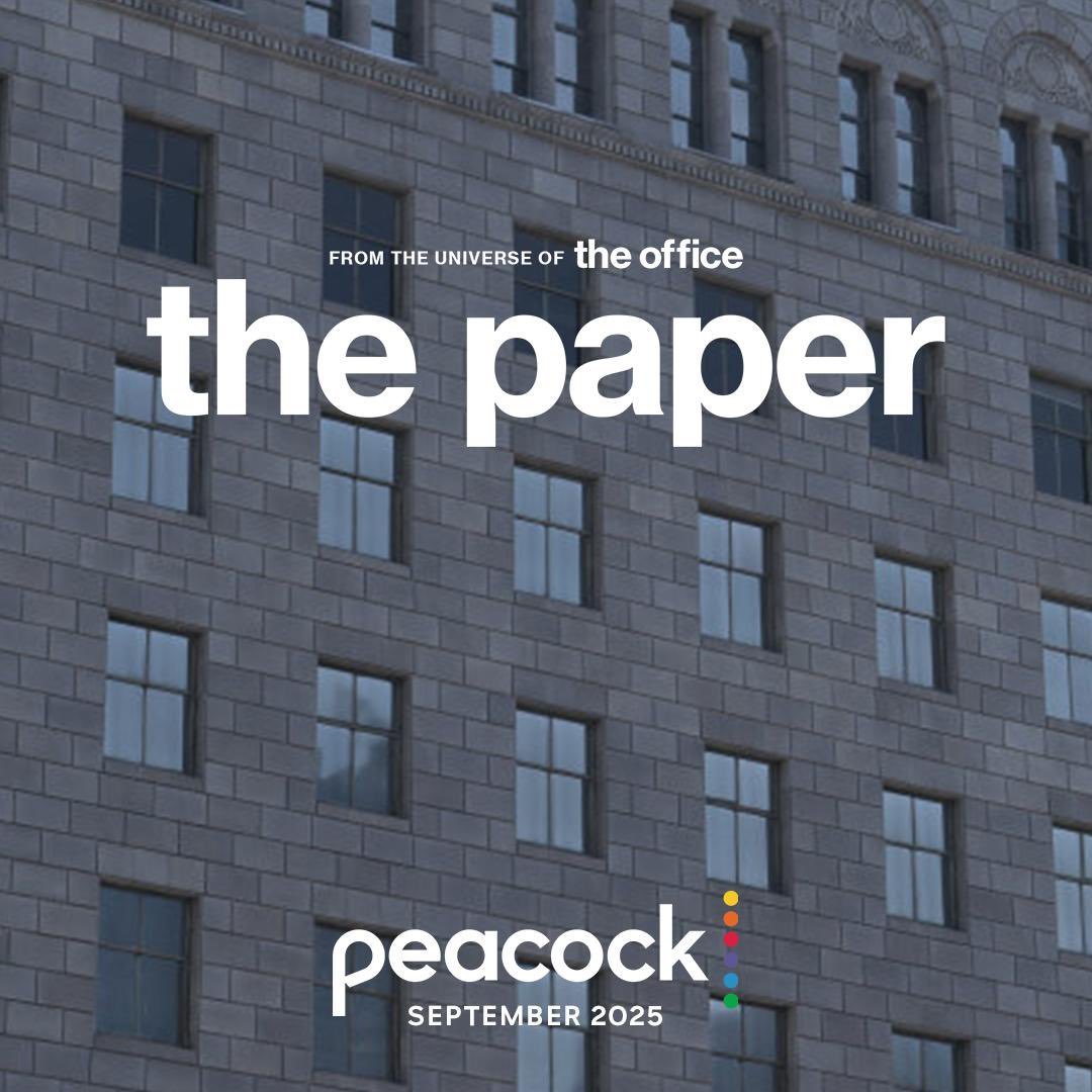 CultureCrave's tweet photo. #TheOffice follow-up series ‘The Paper’ is releasing its first 4 episodes September 4 on Peacock 🗞️

2 episodes will release every Thursday after until the season ends https://t.co/JWHXt9Hx9B