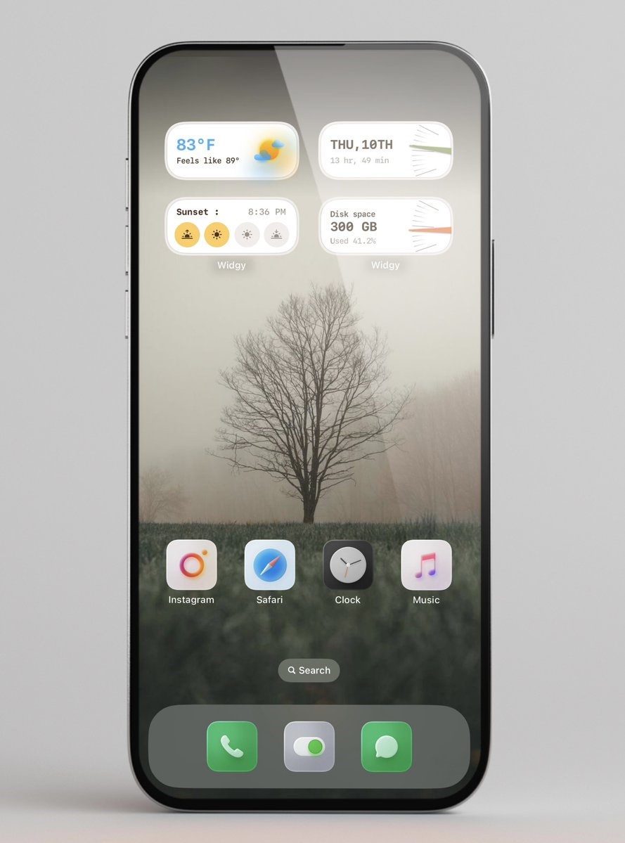 AntronNYC's tweet image. Calm, clean, and quietly beautiful. 🌫️📱 #MinimalHomeScreen #Wallpapers #minimal
Widgets @EduardoB5to
Icons @tweetbylokki
Wall @Pinterest