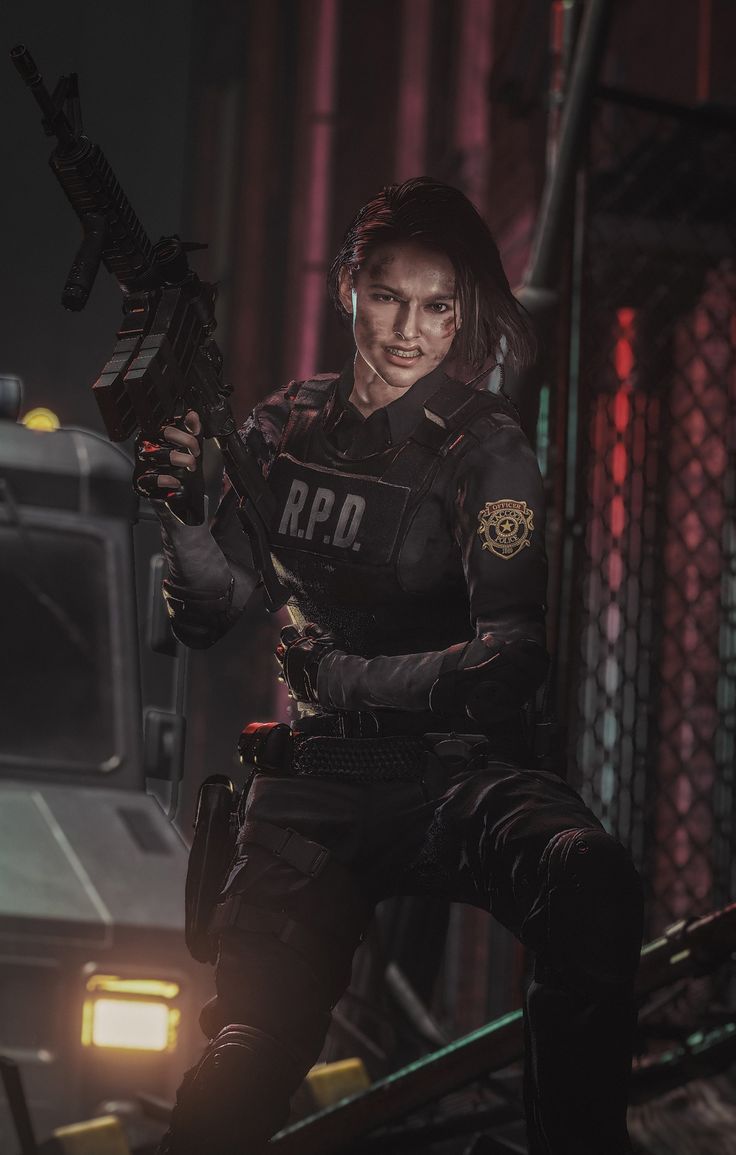 It's criminal we never got to see Jill in her standard cop uniform. Only her S.T.A.R.S. gear.  Should've been an unlockable skin/outfit ngl. 🥪

#REBHFun 
#ResidentEvil
