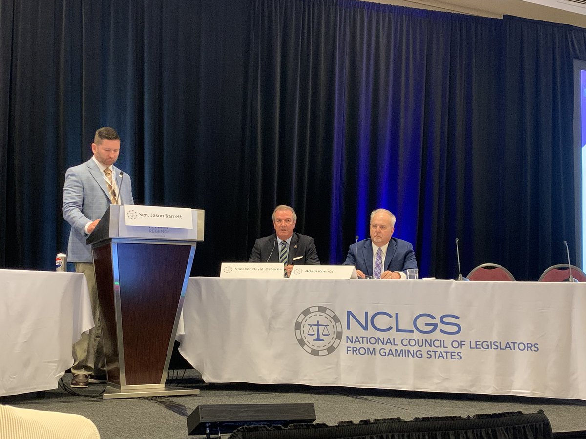 Speaker <a href="/reposborne/">David Osborne</a> kicks off a panel of industry representatives and state legislators at this year’s <a href="/NCLGS/">NCLGS</a> meeting, hosted in Louisville.
