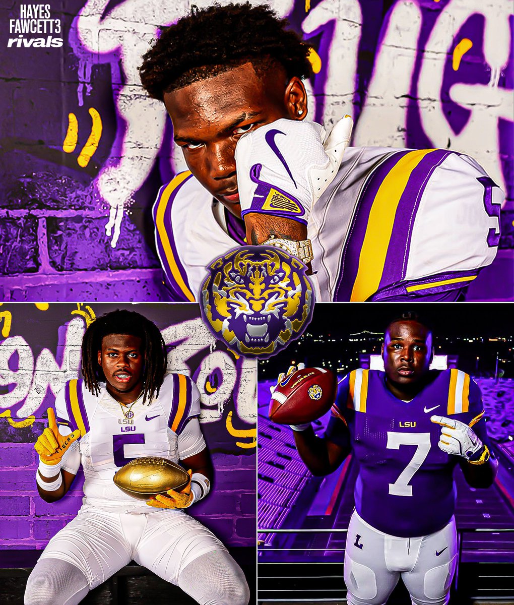 LSU now has THREE (!) Recruits ranked No. 1 at their respective positions:

• Tristen Keys (No. 1 WR)
• Lamar Brown (No. 1 ATH)
• Richard Anderson (No. 1 DL)

The Tigers have a Top 5 Class in 2026 🐯

(Rankings via Rivals)

on3.com/college/lsu-ti…