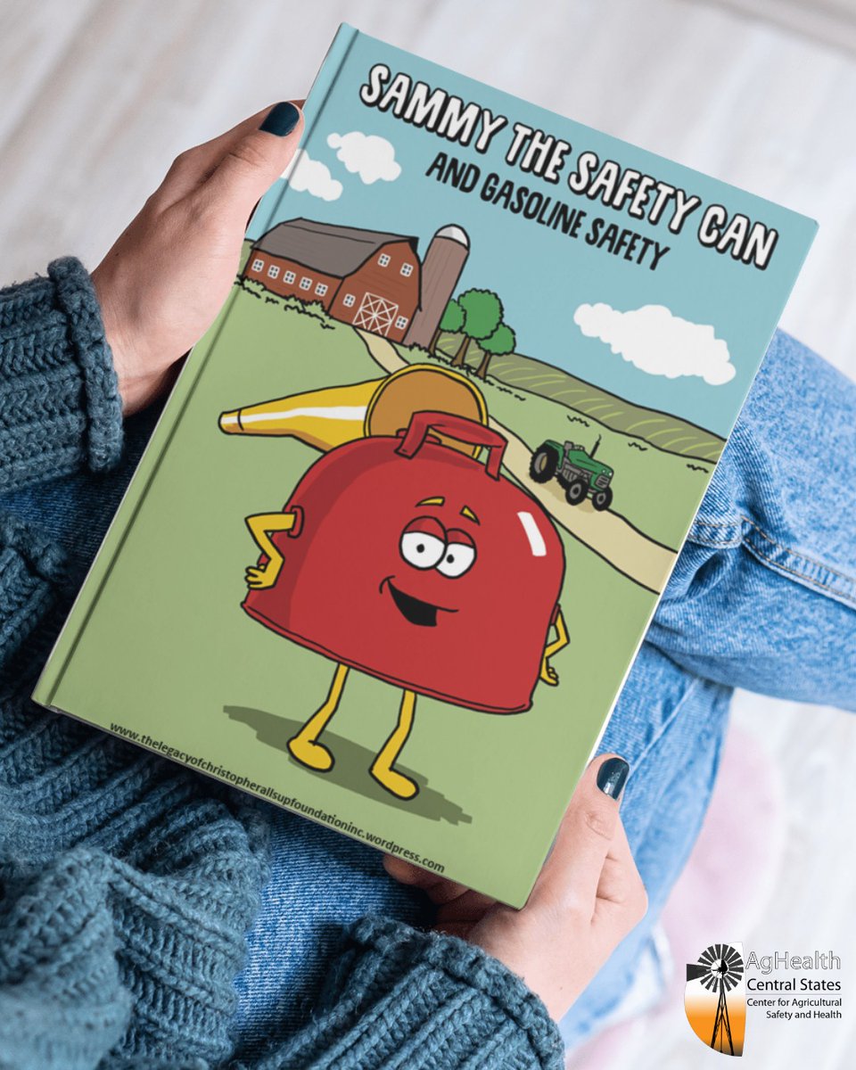 unmccscash's tweet image. 🔥 Children don't always recognize the danger of fuel. Improper fuel storage can lead to fires, explosions, and serious injuries. Sammy’s here to help kids learn how to be safe around fuel. 👉 Learn more: unmc.edu/publichealth/c… #FarmSafety #CultivateSafety