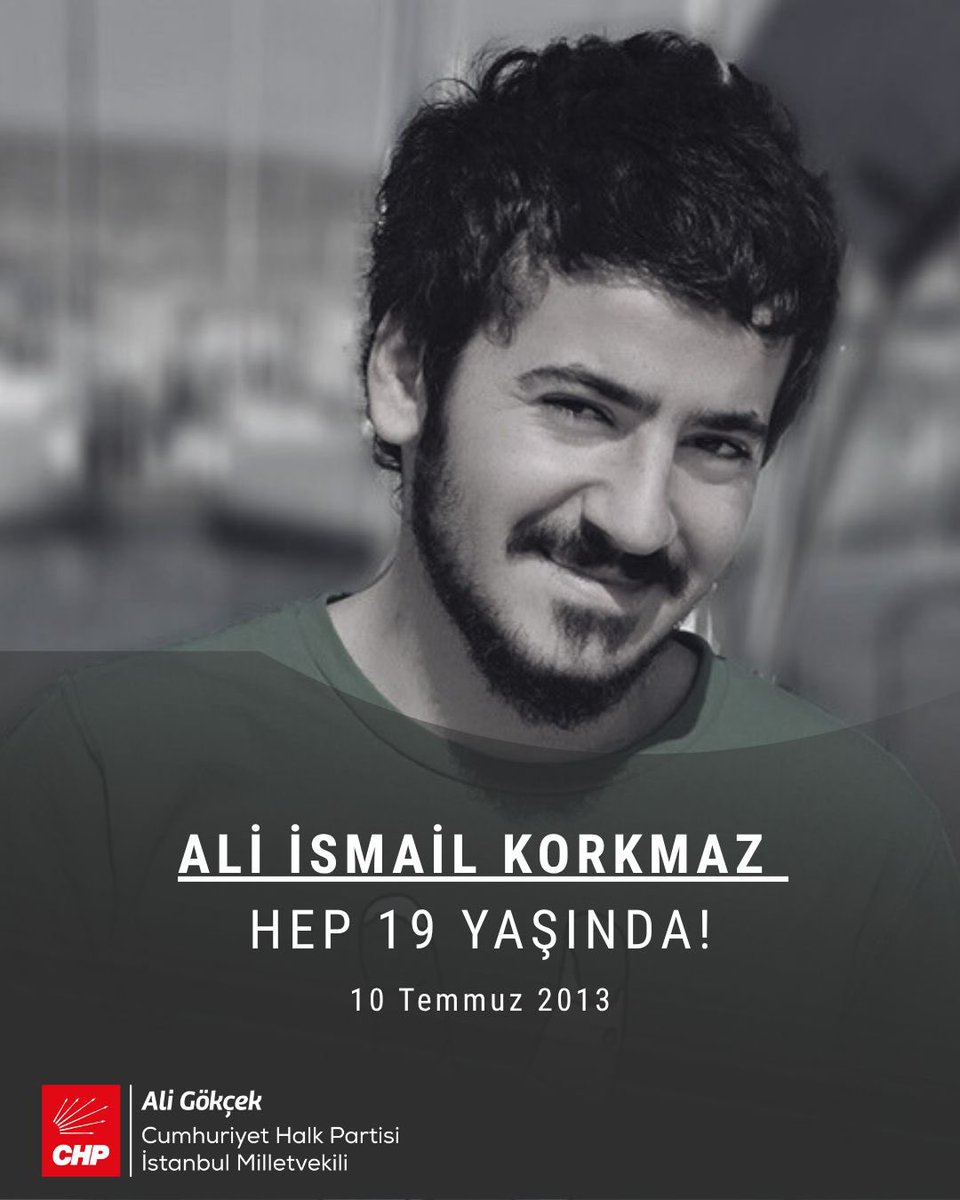 Düşlerinde özgür dünya… #AliİsmailKorkmaz