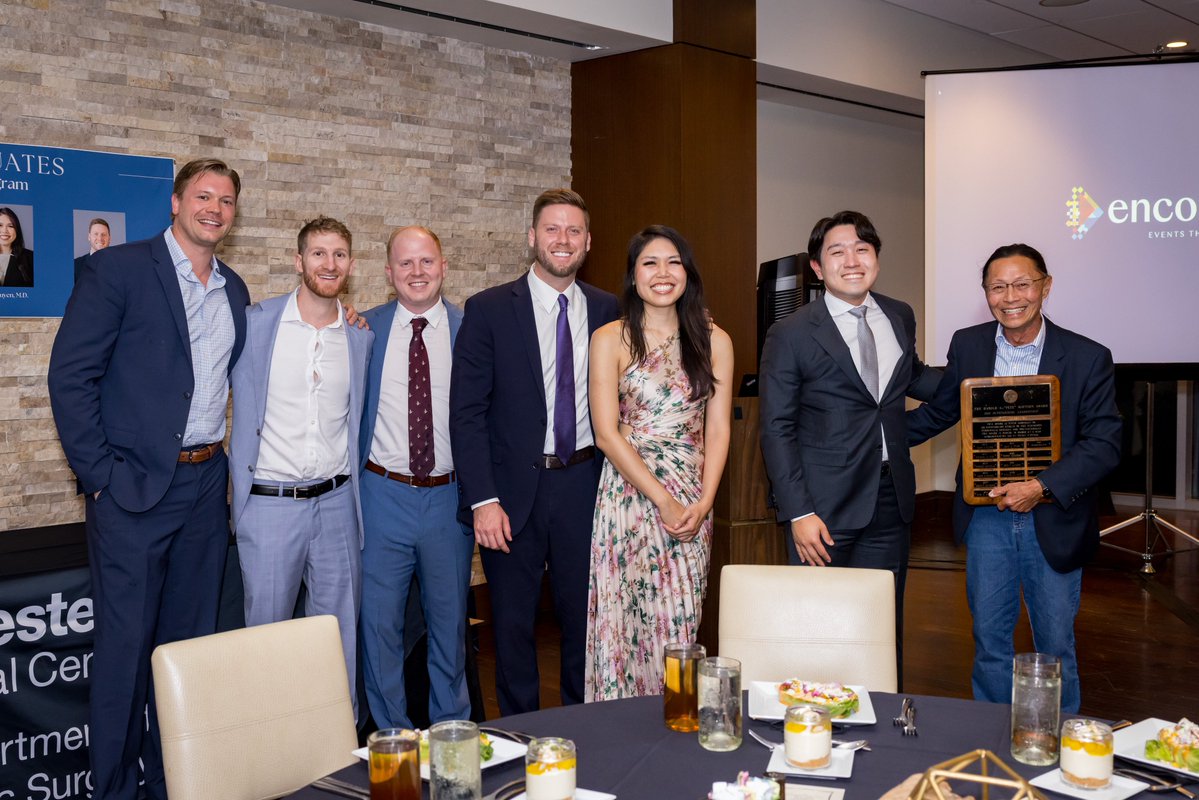 utswortho's tweet image. Last month, we had our graduation dinner for our class of 2025 residents.
During the dinner, #UTSWOrtho honored the graduating residents and their achievements as well as the faculty who helped them along the way.
Check out the highlights!
@DrAntoniaChen #utsouthwestern